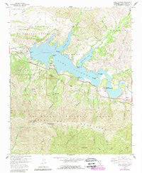 Lake Cachuma California Historical topographic map, 1:24000 scale, 7.5 X 7.5 Minute, Year 1959