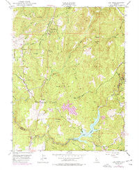 Lake Combie California Historical topographic map, 1:24000 scale, 7.5 X 7.5 Minute, Year 1949