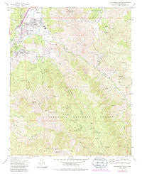 Lake Isabella South California Historical topographic map, 1:24000 scale, 7.5 X 7.5 Minute, Year 1972