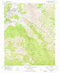 Lake Isabella South California Historical topographic map, 1:24000 scale, 7.5 X 7.5 Minute, Year 1972