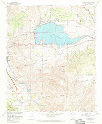 Lake Mathews California Historical topographic map, 1:24000 scale, 7.5 X 7.5 Minute, Year 1967