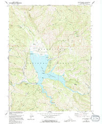 Lake Pillsbury California Historical topographic map, 1:24000 scale, 7.5 X 7.5 Minute, Year 1967