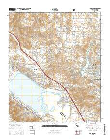 Lake Elsinore California Current topographic map, 1:24000 scale, 7.5 X 7.5 Minute, Year 2015