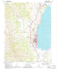 Lakeport California Historical topographic map, 1:24000 scale, 7.5 X 7.5 Minute, Year 1958