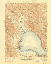 Lakeport California Historical topographic map, 1:62500 scale, 15 X 15 Minute, Year 1938