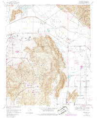 Lakeview California Historical topographic map, 1:24000 scale, 7.5 X 7.5 Minute, Year 1967