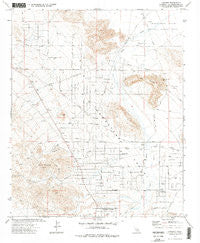 Landers California Historical topographic map, 1:24000 scale, 7.5 X 7.5 Minute, Year 1972