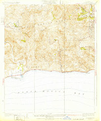Las Flores California Historical topographic map, 1:24000 scale, 7.5 X 7.5 Minute, Year 1932