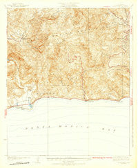 Las Flores California Historical topographic map, 1:24000 scale, 7.5 X 7.5 Minute, Year 1932