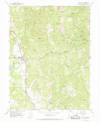 Laytonville California Historical topographic map, 1:24000 scale, 7.5 X 7.5 Minute, Year 1967