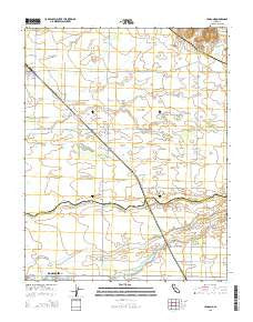 Le Grand California Current topographic map, 1:24000 scale, 7.5 X 7.5 Minute, Year 2015