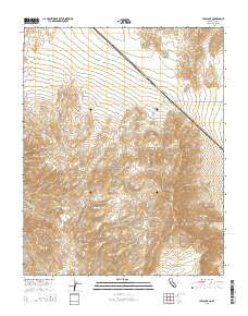 Lees Camp California Current topographic map, 1:24000 scale, 7.5 X 7.5 Minute, Year 2015