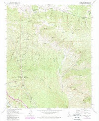 Liebre Mountain California Historical topographic map, 1:24000 scale, 7.5 X 7.5 Minute, Year 1958