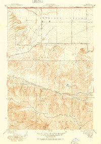 Liebre California Historical topographic map, 1:24000 scale, 7.5 X 7.5 Minute, Year 1938