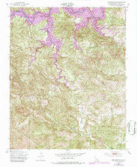 Lime Mountain California Historical topographic map, 1:24000 scale, 7.5 X 7.5 Minute, Year 1948