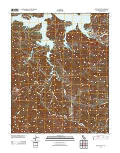Lime Mountain California Historical topographic map, 1:24000 scale, 7.5 X 7.5 Minute, Year 2012