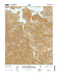 Lime Mountain California Current topographic map, 1:24000 scale, 7.5 X 7.5 Minute, Year 2015