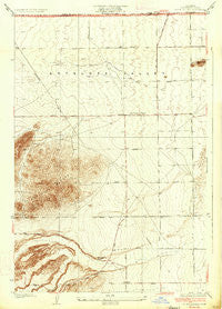 Little Buttes California Historical topographic map, 1:24000 scale, 7.5 X 7.5 Minute, Year 1934