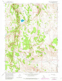 Little Hat Mtn California Historical topographic map, 1:24000 scale, 7.5 X 7.5 Minute, Year 1962