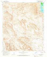 Little Picacho Peak California Historical topographic map, 1:24000 scale, 7.5 X 7.5 Minute, Year 1965