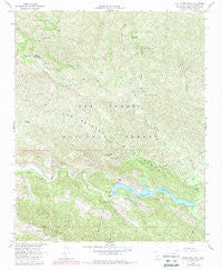 Little Pine Mountain California Historical topographic map, 1:24000 scale, 7.5 X 7.5 Minute, Year 1964