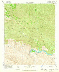 Little Pine Mountain California Historical topographic map, 1:24000 scale, 7.5 X 7.5 Minute, Year 1964
