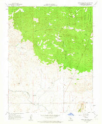 Little Table Mountain California Historical topographic map, 1:24000 scale, 7.5 X 7.5 Minute, Year 1962