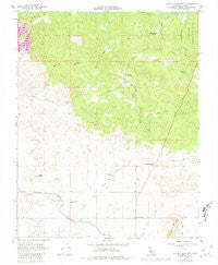 Little Table Mountain California Historical topographic map, 1:24000 scale, 7.5 X 7.5 Minute, Year 1962