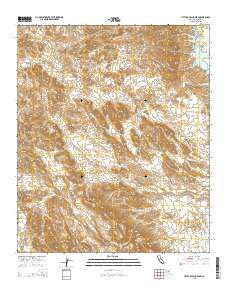 Little Picacho Peak California Current topographic map, 1:24000 scale, 7.5 X 7.5 Minute, Year 2015