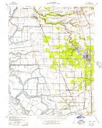 Lodi California Historical topographic map, 1:62500 scale, 15 X 15 Minute, Year 1939