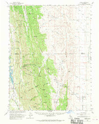 Lodoga California Historical topographic map, 1:62500 scale, 15 X 15 Minute, Year 1960