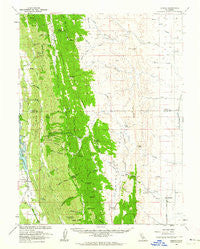 Lodoga California Historical topographic map, 1:62500 scale, 15 X 15 Minute, Year 1960