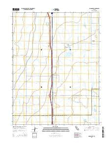 Logandale California Current topographic map, 1:24000 scale, 7.5 X 7.5 Minute, Year 2015