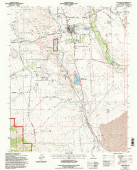 Lone Pine California Historical topographic map, 1:24000 scale, 7.5 X 7.5 Minute, Year 1994