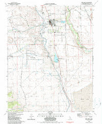 Lone Pine California Historical topographic map, 1:24000 scale, 7.5 X 7.5 Minute, Year 1982