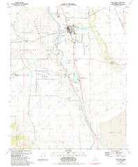 Lone Pine California Historical topographic map, 1:24000 scale, 7.5 X 7.5 Minute, Year 1982