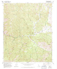 Loraine California Historical topographic map, 1:24000 scale, 7.5 X 7.5 Minute, Year 1972