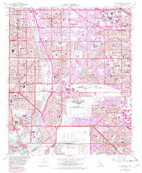 Los Alamitos California Historical topographic map, 1:24000 scale, 7.5 X 7.5 Minute, Year 1964