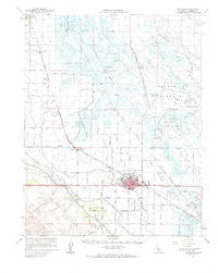 Los Banos California Historical topographic map, 1:62500 scale, 15 X 15 Minute, Year 1961