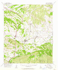 Los Olivos California Historical topographic map, 1:62500 scale, 15 X 15 Minute, Year 1959
