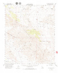 Lost Horse Mtn California Historical topographic map, 1:62500 scale, 15 X 15 Minute, Year 1958