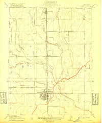 Lyman California Historical topographic map, 1:31680 scale, 7.5 X 7.5 Minute, Year 1917