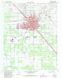 Madera California Historical topographic map, 1:24000 scale, 7.5 X 7.5 Minute, Year 1963