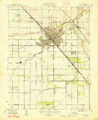Madera California Historical topographic map, 1:24000 scale, 7.5 X 7.5 Minute, Year 1947