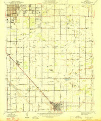 Malaga California Historical topographic map, 1:24000 scale, 7.5 X 7.5 Minute, Year 1947