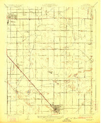 Malaga California Historical topographic map, 1:31680 scale, 7.5 X 7.5 Minute, Year 1923