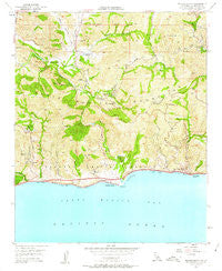 Malibu Beach California Historical topographic map, 1:24000 scale, 7.5 X 7.5 Minute, Year 1950