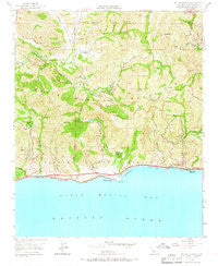 Malibu Beach California Historical topographic map, 1:24000 scale, 7.5 X 7.5 Minute, Year 1950