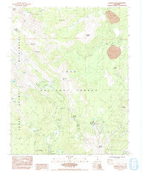 Mammoth Mtn. California Historical topographic map, 1:24000 scale, 7.5 X 7.5 Minute, Year 1984
