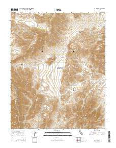 Manly Peak California Current topographic map, 1:24000 scale, 7.5 X 7.5 Minute, Year 2015